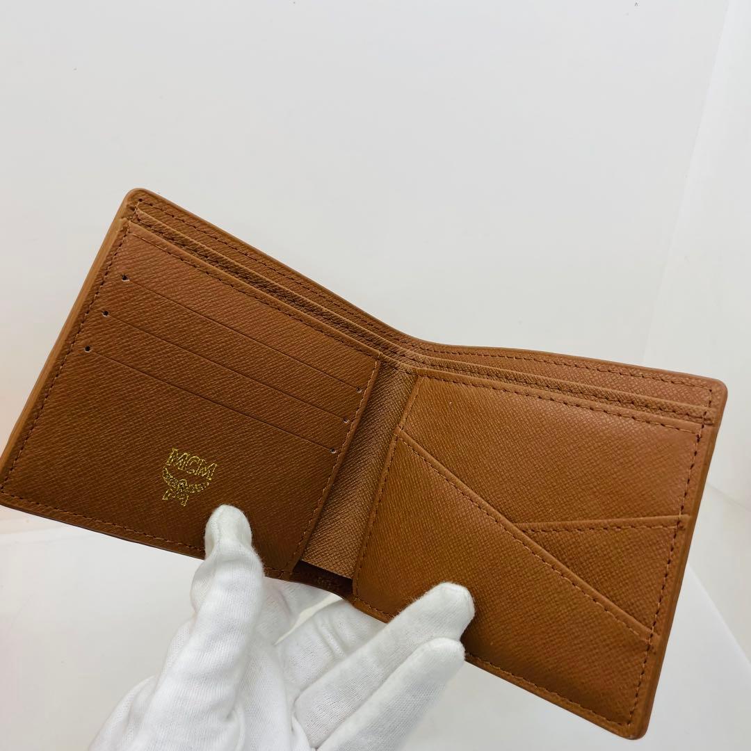 【kk/2.20】MCM ヴィセトス オリジナル 二つ折りウォレット 箱付き