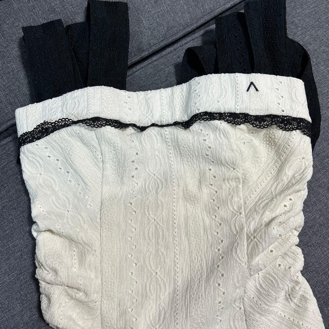 トップス andmary Samantha ribbon tops
