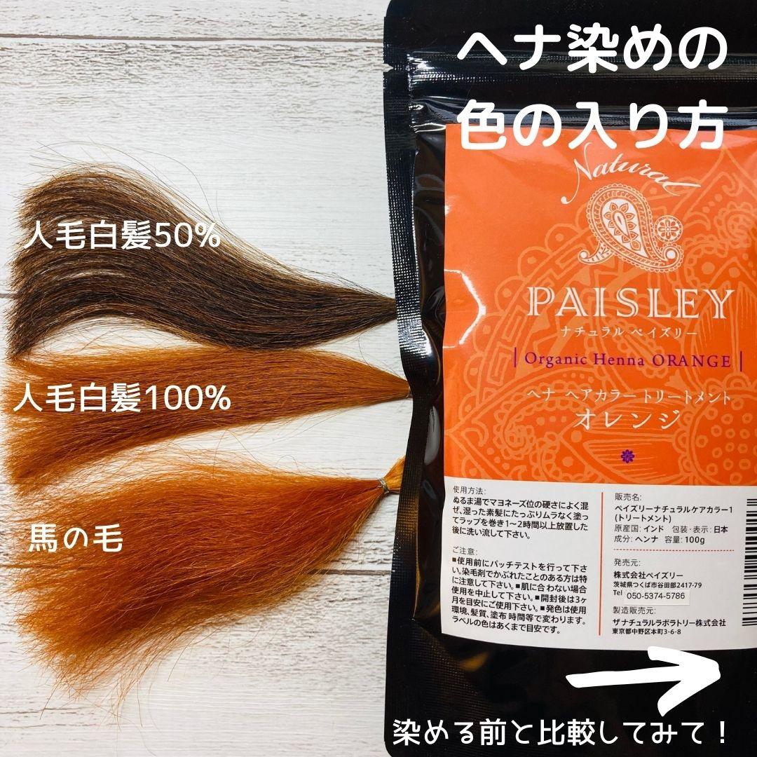 Y品【最高AAAランク高品質ヘナ】ヘナ白髪染め　オレンジ300g