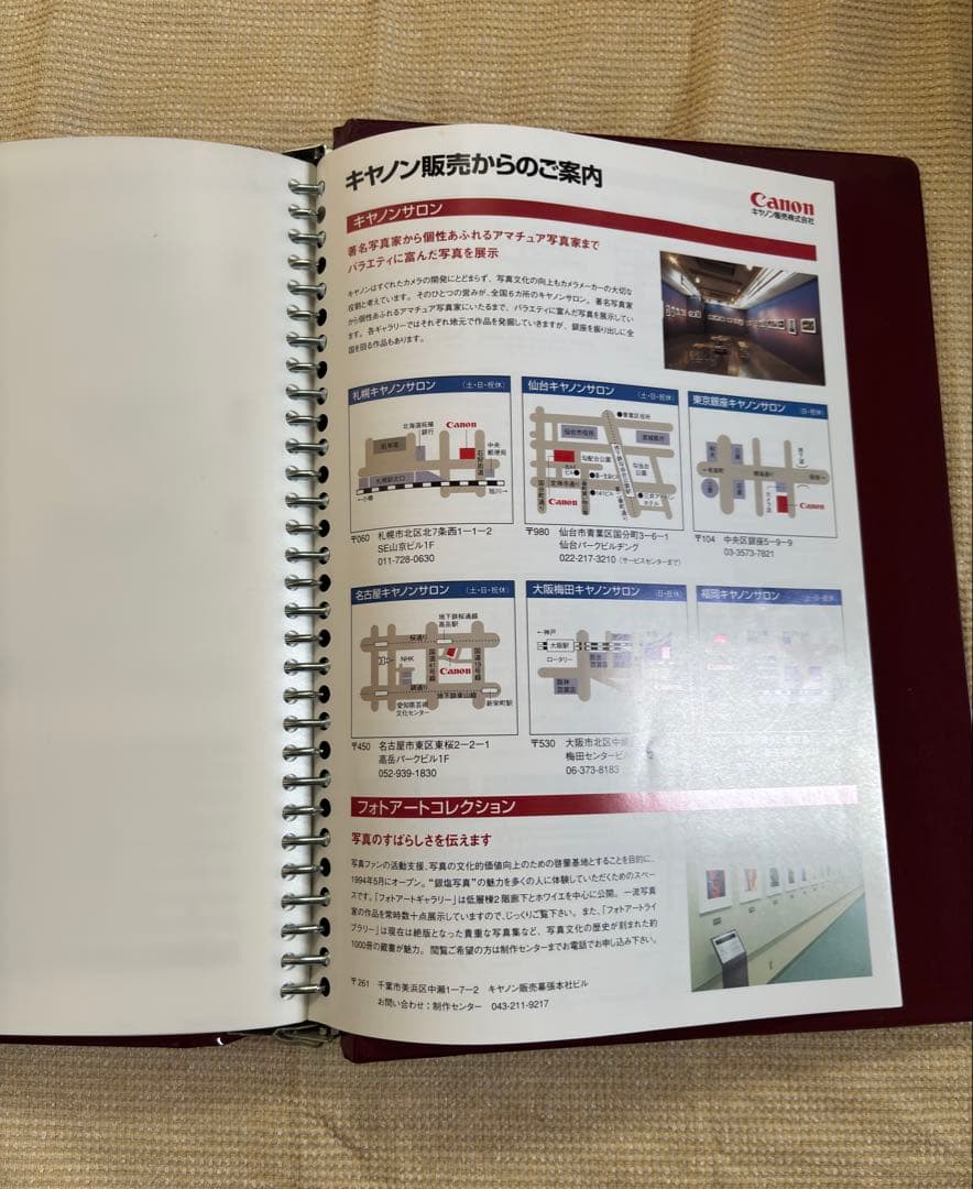 キャノン SALES MANUAL カメラ販促用・非売品