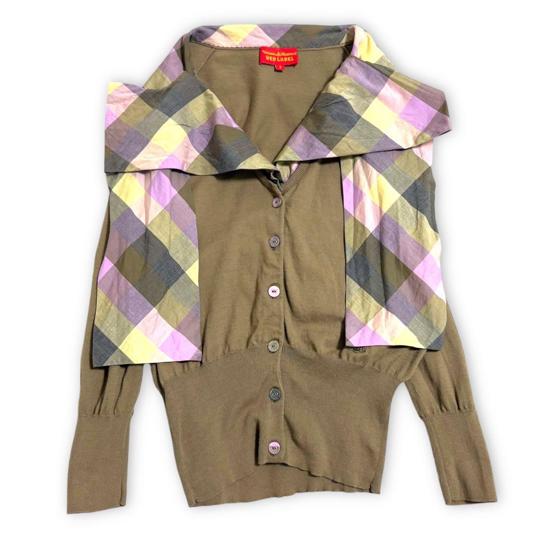 美品 3 リボン オリゾンティ Vivienne Westwood カーディガン