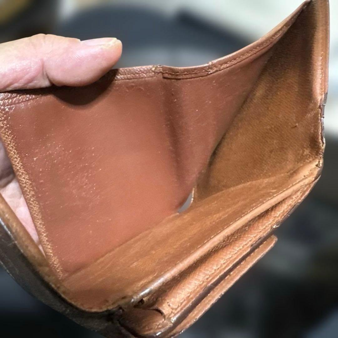⑤★在庫セール/良品 ♪モノグラム Wホック折財布