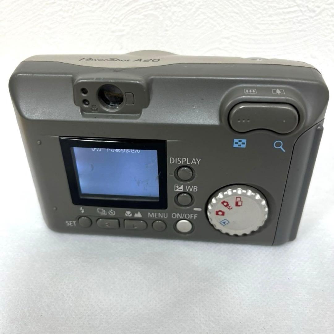 【通電確認済】Canon PowerShot A20 キヤノン デジカメ