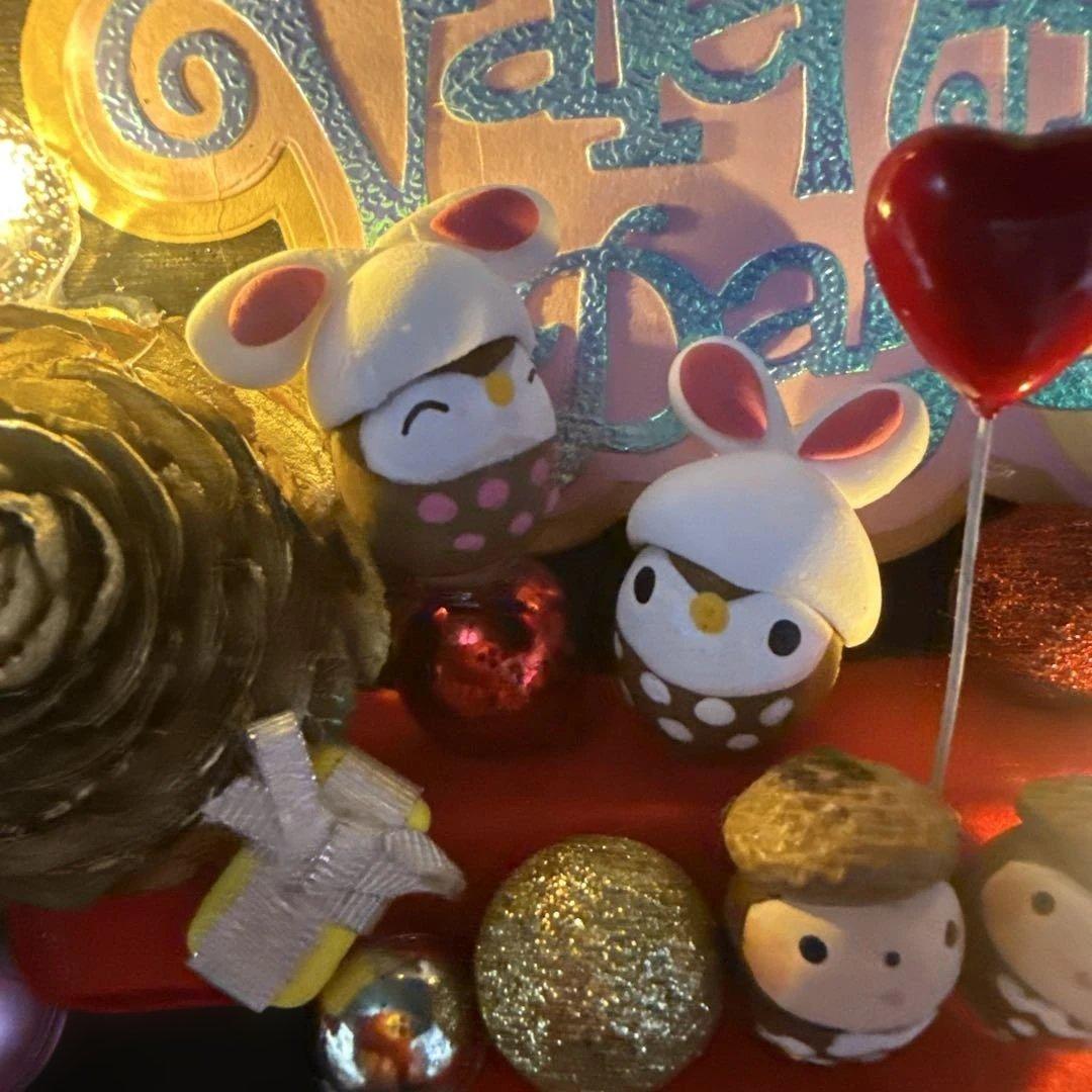 どんぐりアート♡StValentine タペストリー 2点♡