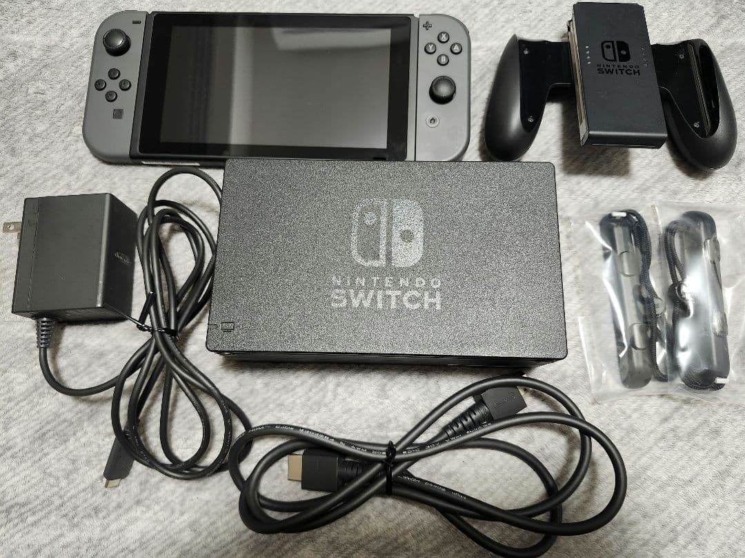 Nintendo Switch グレー 本体 + 付属品+microSDカード