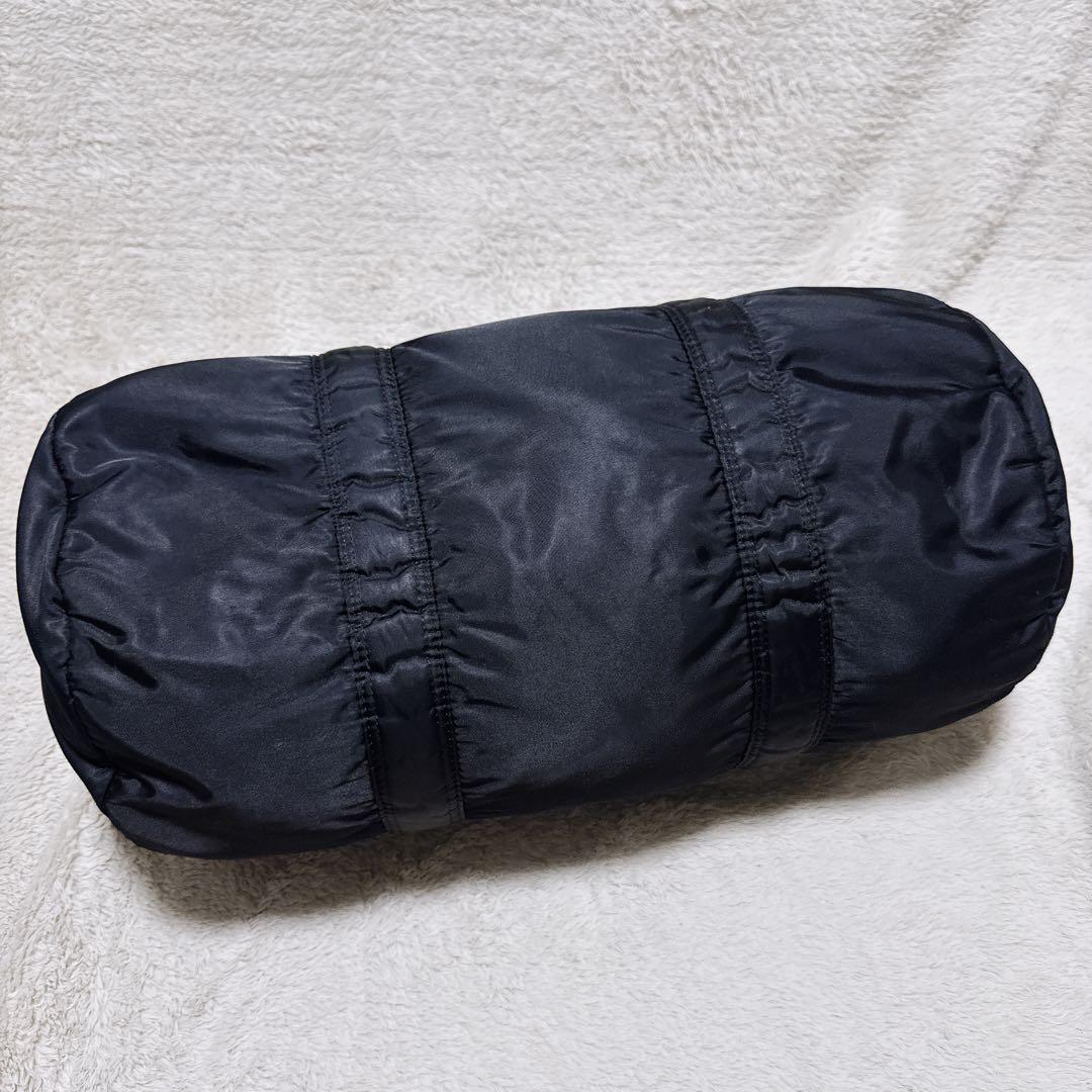 PORTER TANKER タンカー ミニボストン 黒 吉田カバン ドラム型