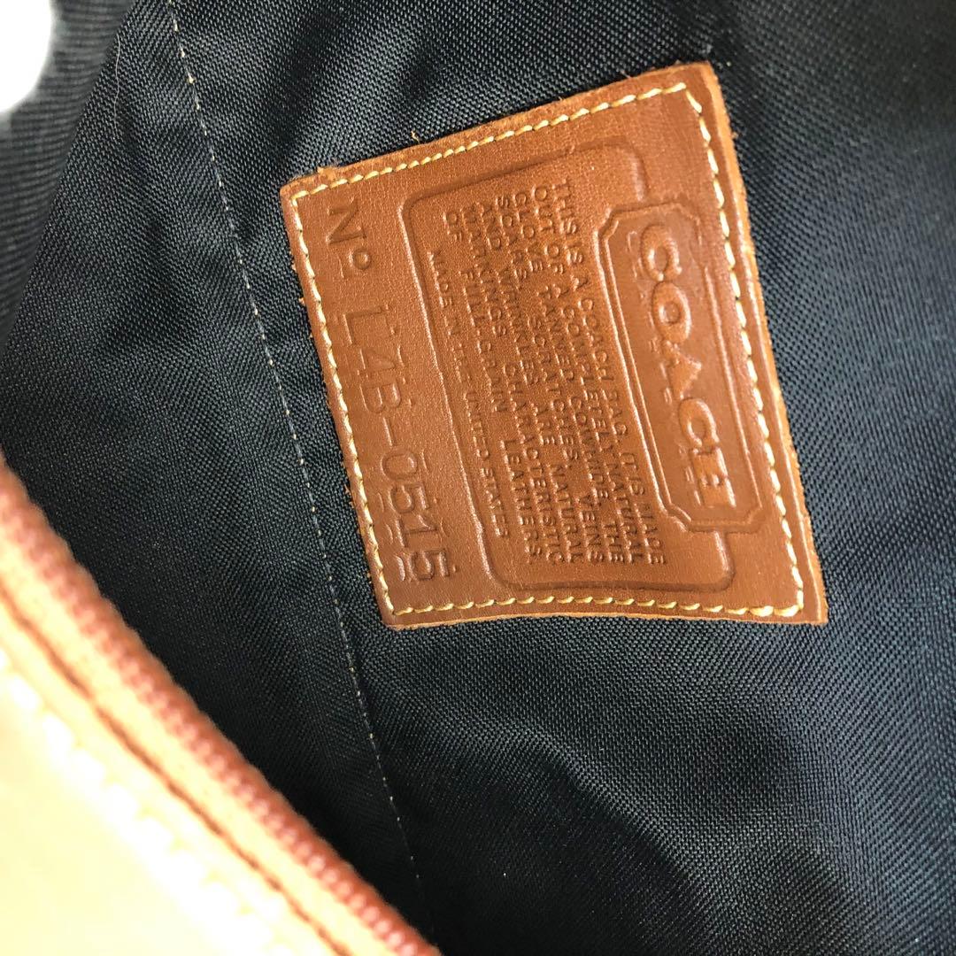 希少✨　COACH オールドコーチ　ボディバッグ　ウエストポーチ　ブラウン