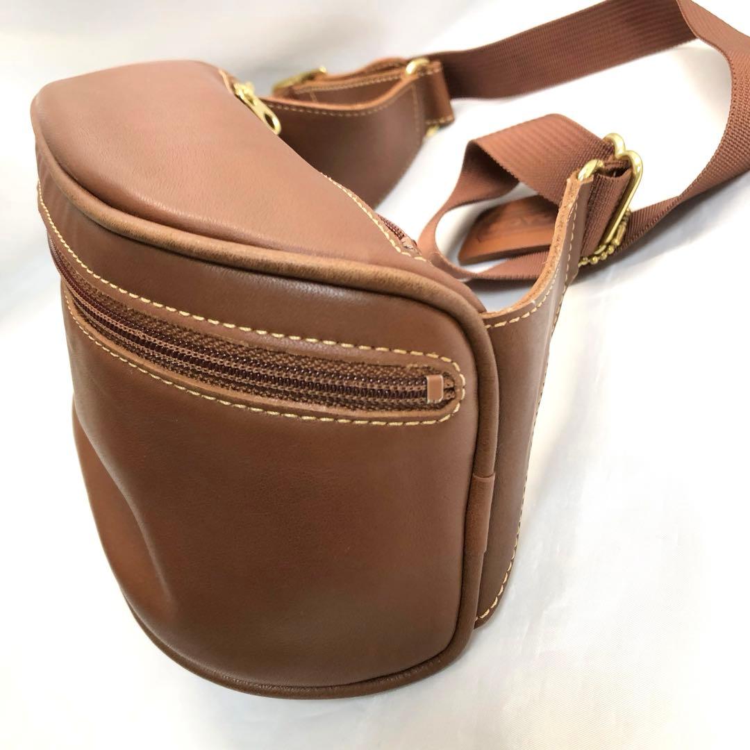 希少✨　COACH オールドコーチ　ボディバッグ　ウエストポーチ　ブラウン