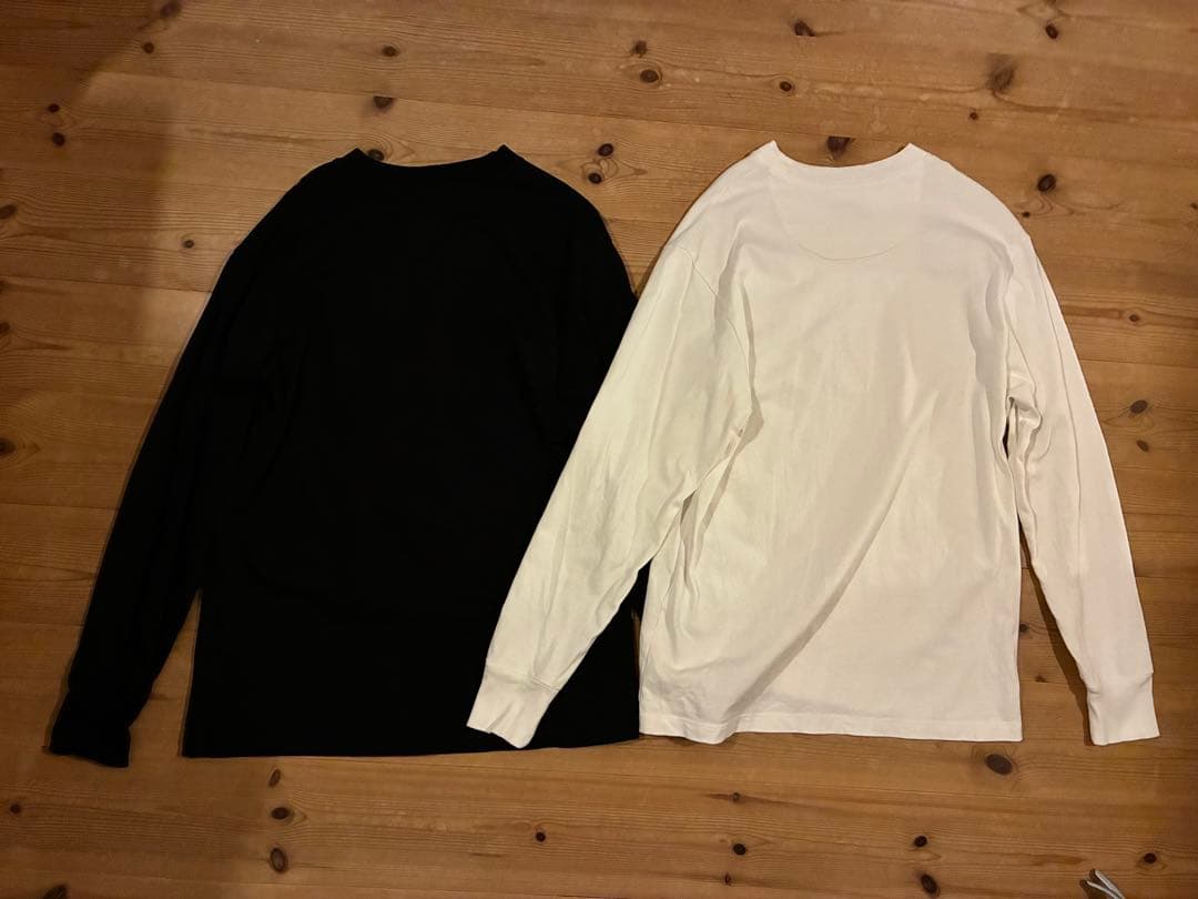 PT TORINO 長袖Tシャツ　カットソー　白黒セット