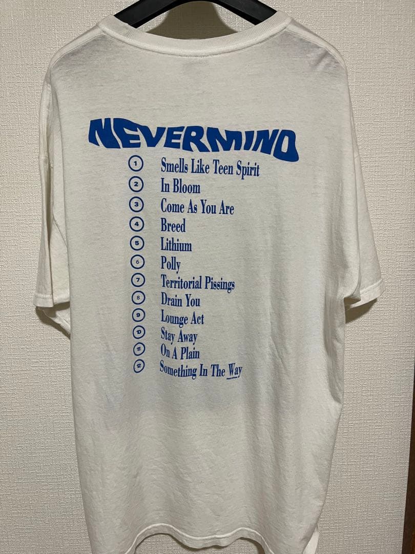NIRVANA 水中の赤ちゃん NEVERMIND Tシャツ　ギルダンボディ