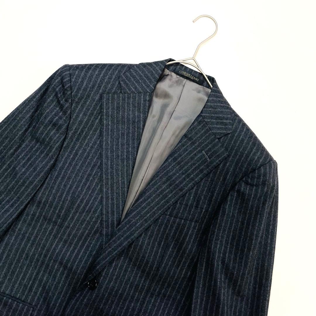6517【美品】コルネリアーニ　スーツ上下セット　イタリア製　総裏仕立て