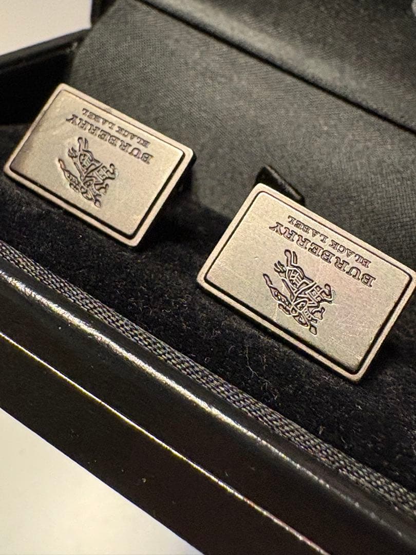 BURBERRY BLACK LABELタイピン&カフスセット
