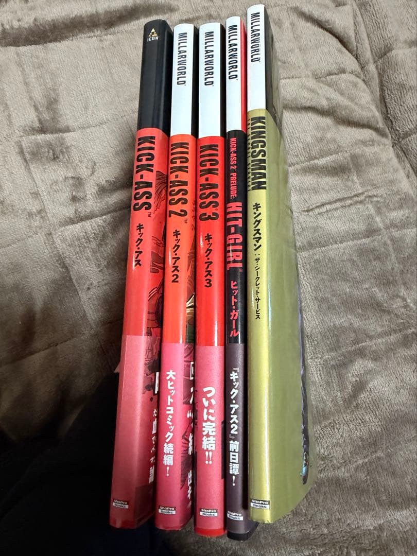 KICK-ASS 1, 2, 3 & HIT-GIRL&KINGSMAN【翻訳版