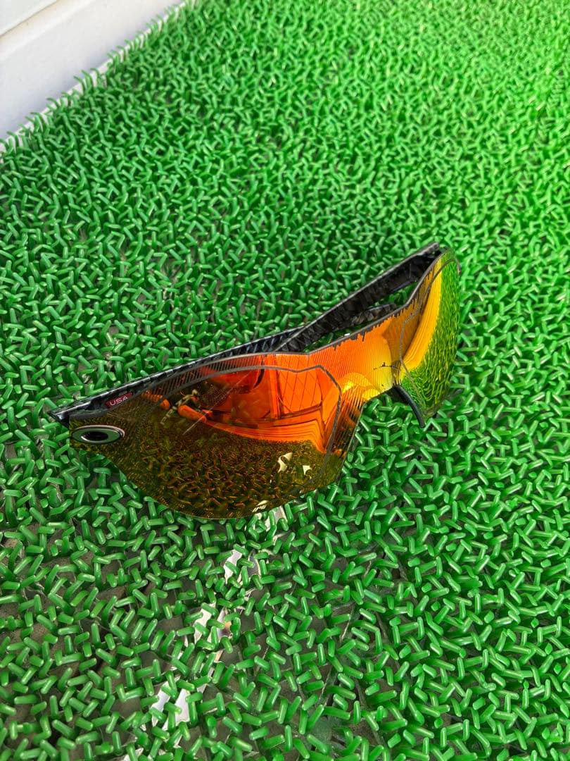 柔*光様 Oakley スポーツサングラス オレンジレンズ