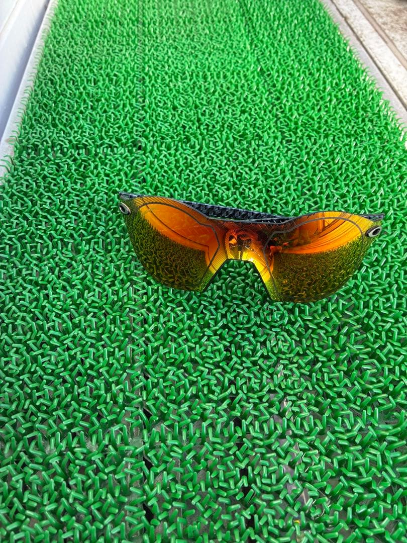 柔*光様 Oakley スポーツサングラス オレンジレンズ