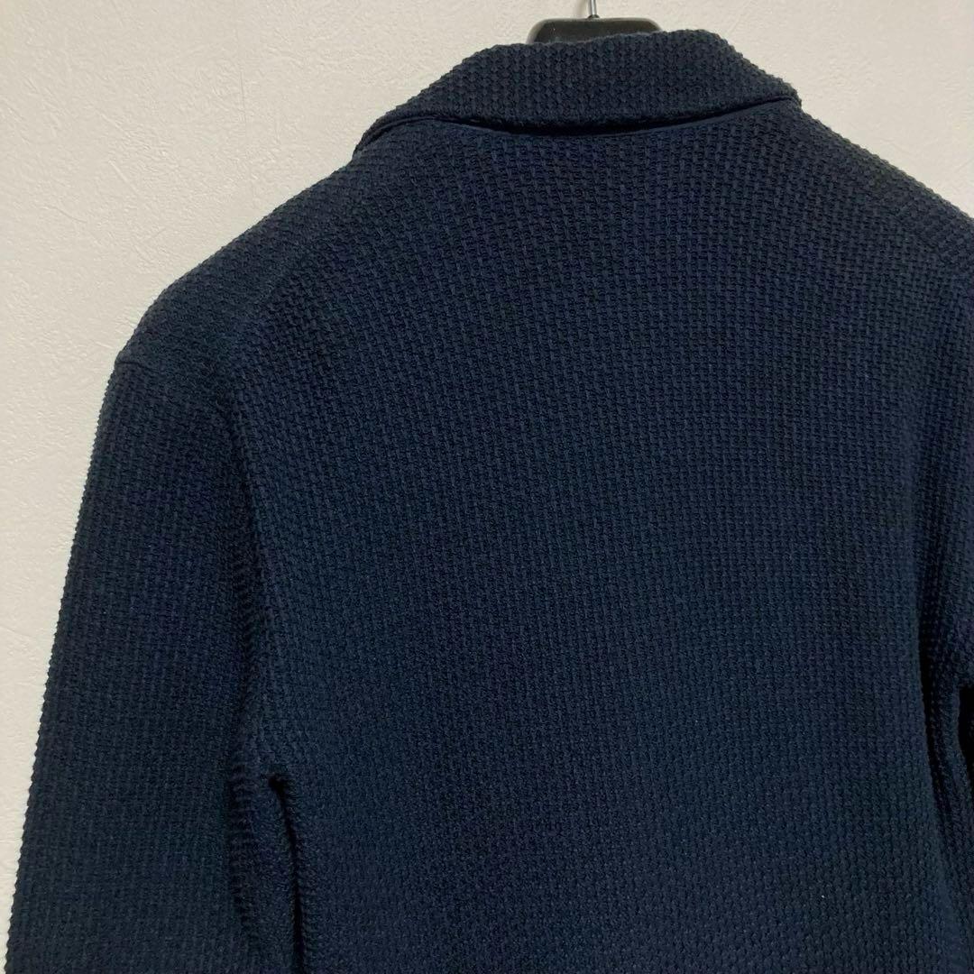 美品 JOSEPH HOMME ミックスコットン テーラードジャケット ネイビー