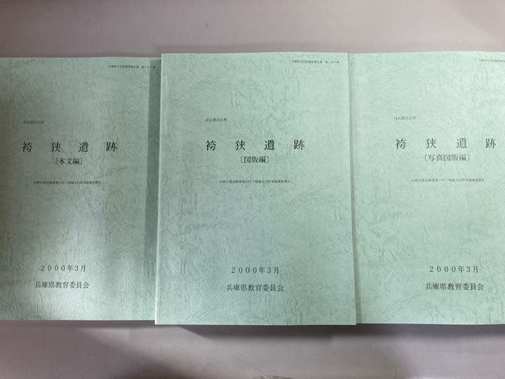出石郡出石町　袴狭遺跡　　兵庫県文化財調査報告書 第197冊