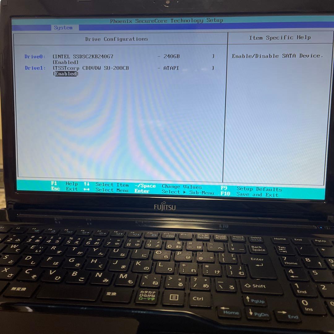 Fujitsu ノートPC AHシリーズFMVWRA1