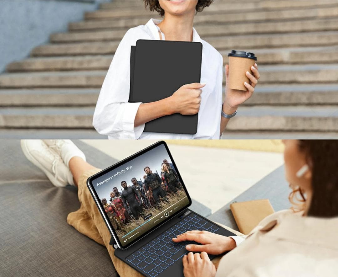 【ほぼ未使用】マジックキーボード 11inch iPad対応 GOOJODOQ