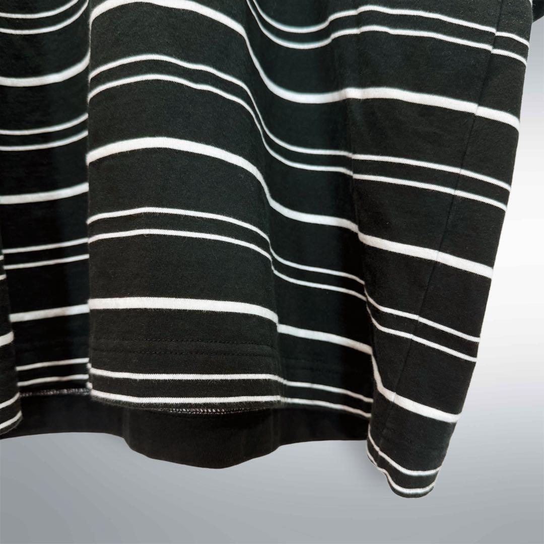 トップス COOTIE / Supima Border Oversized SS Tee