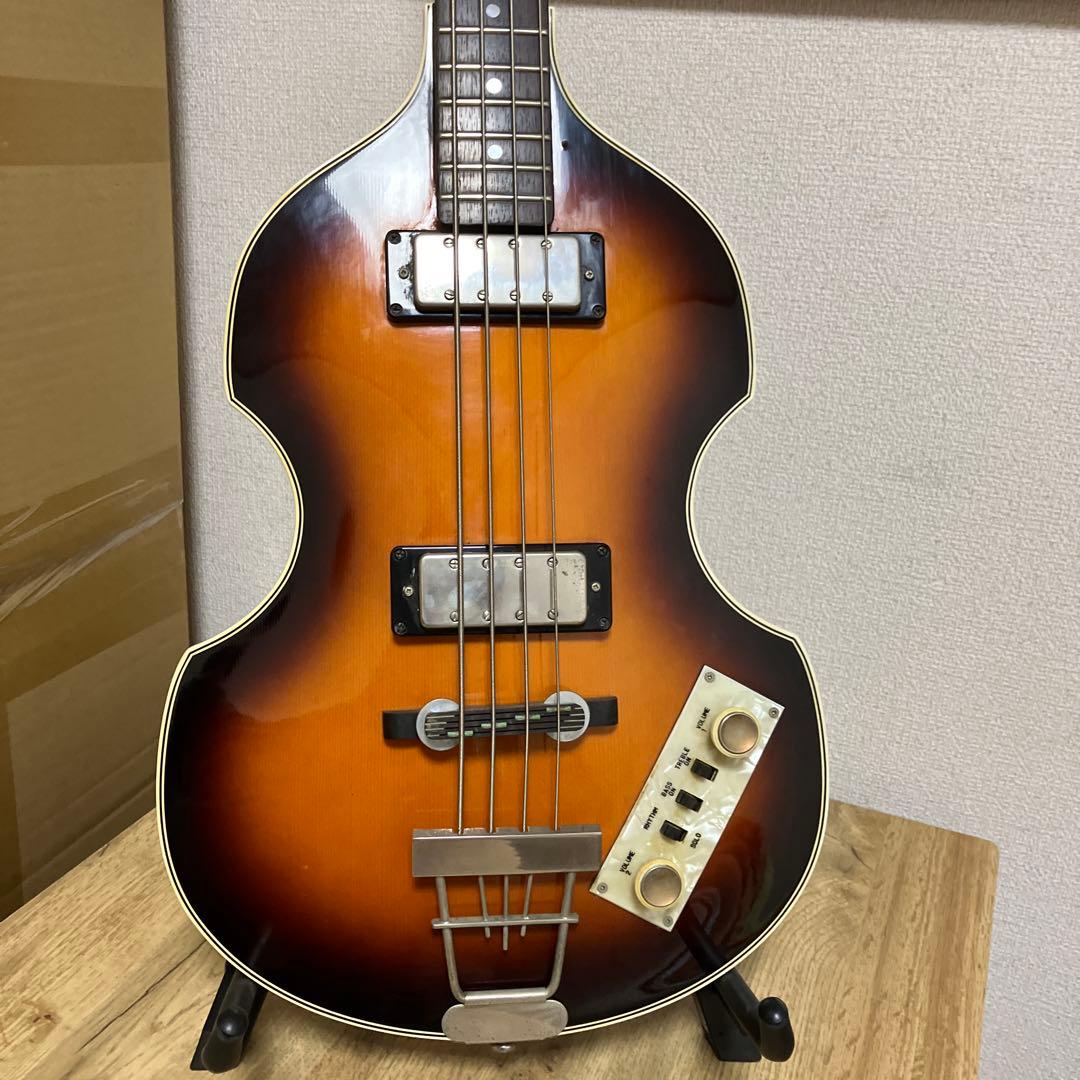 Greco Violin Bass VB-500 音出しOK そこそこ美中古品