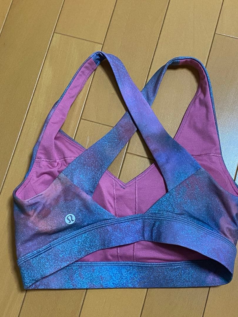 ルルレモンウェア ブルーピンク系　上下セット