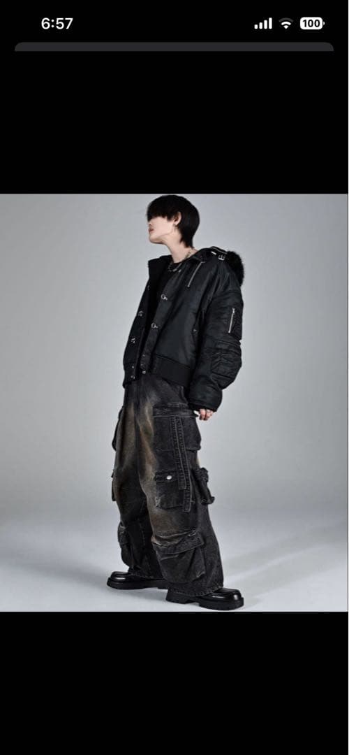A*♡様 ADRER N2B フライトジャケット ブラック 新品・未使用