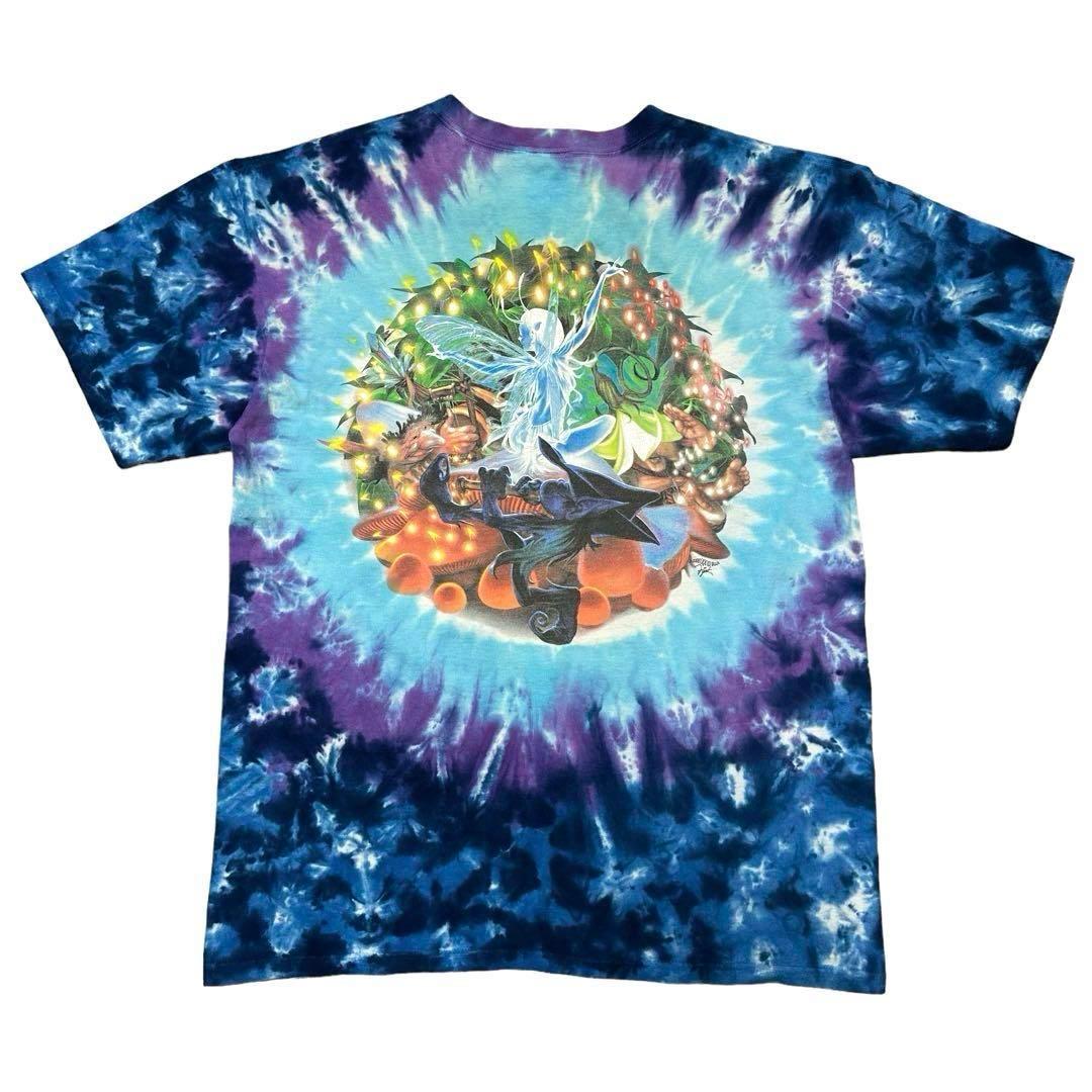 希少 Travis Scott 着用 00's LIQUID BLUE Tシャツ