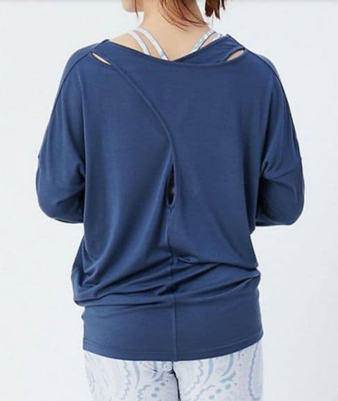 Julier ジュリエ バッククロス ロングスリーブ プルオーバー