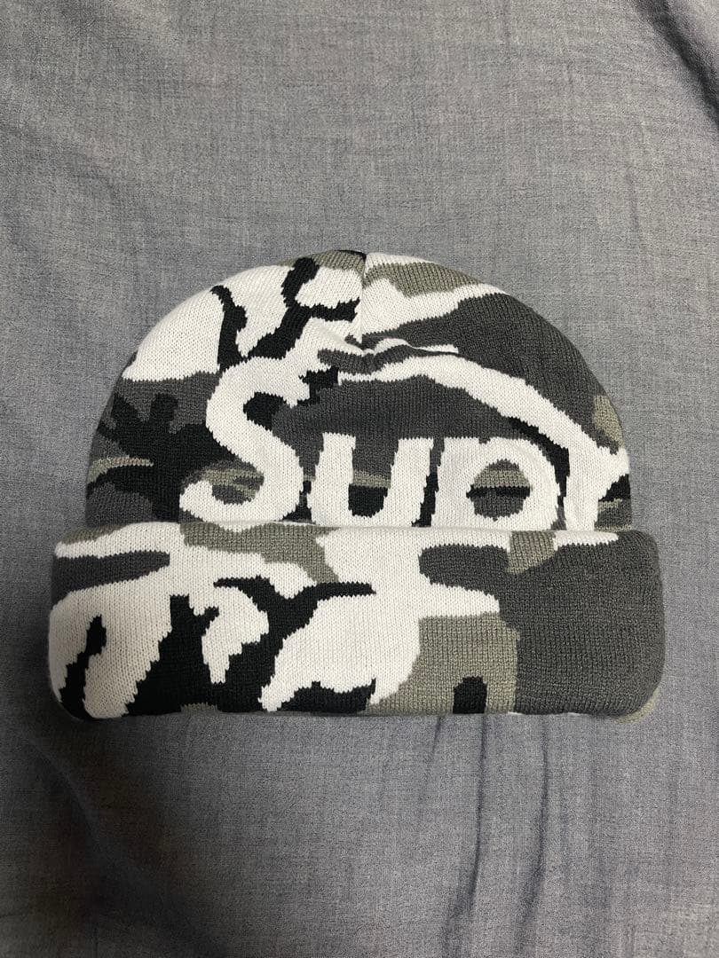 Supreme Camo big logo Beanie 完全正規品