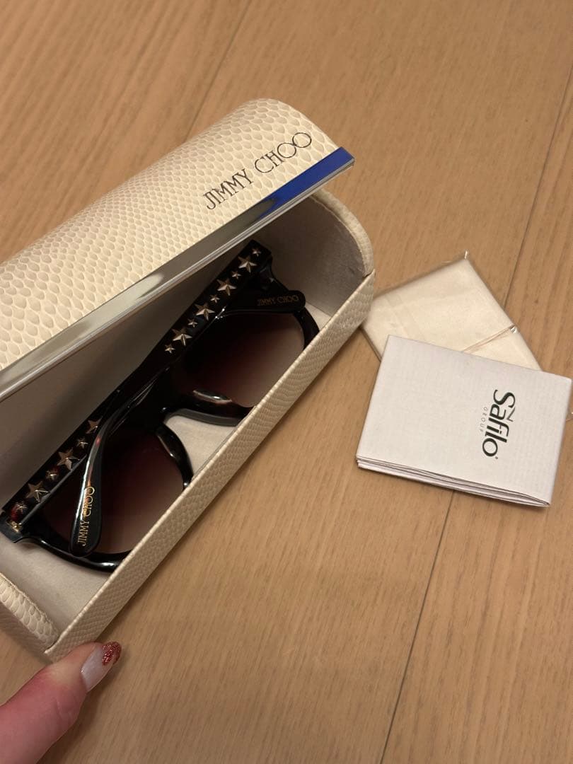 Jimmy Choo サングラス + ケース + クリーニングクロス