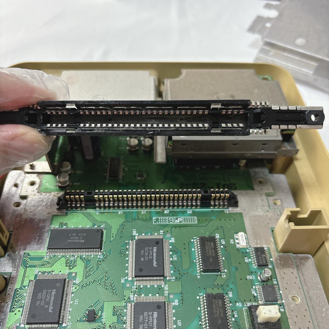 ✅映像コンデンサ新品交換　スーパーファミコン　令和使用レストアゲーム機