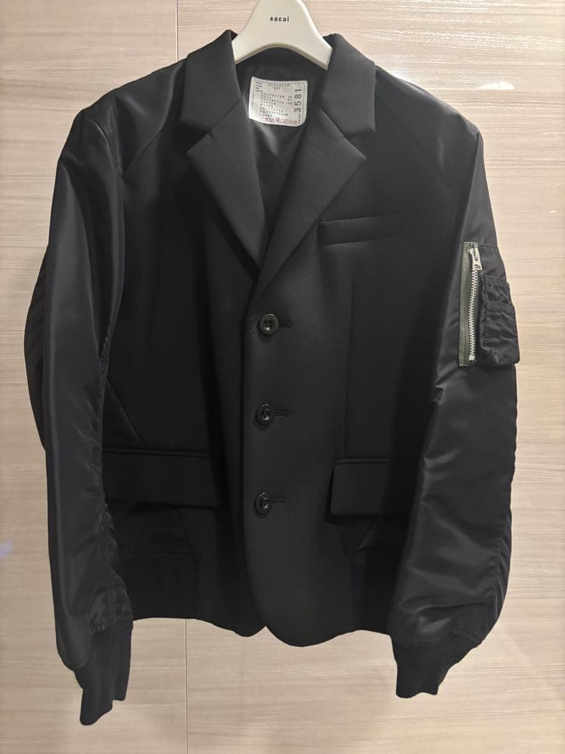ジャケット・アウター sacai Suiting Bonding Mix Jacket 1