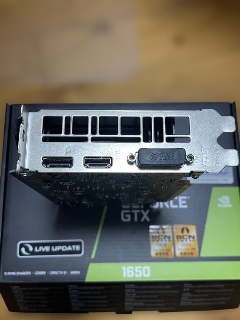 グラフィックボード・グラボ・ビデオカード MSI GeForce GTX 1650 AERO ITX