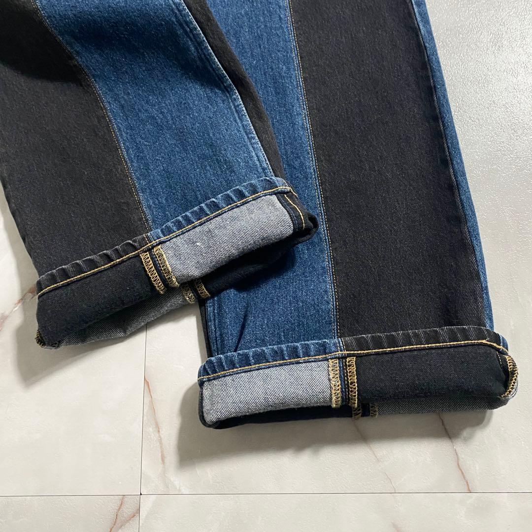 A18515 未使用品 コトハヨコザワ 24AW パネルドジーンズ M