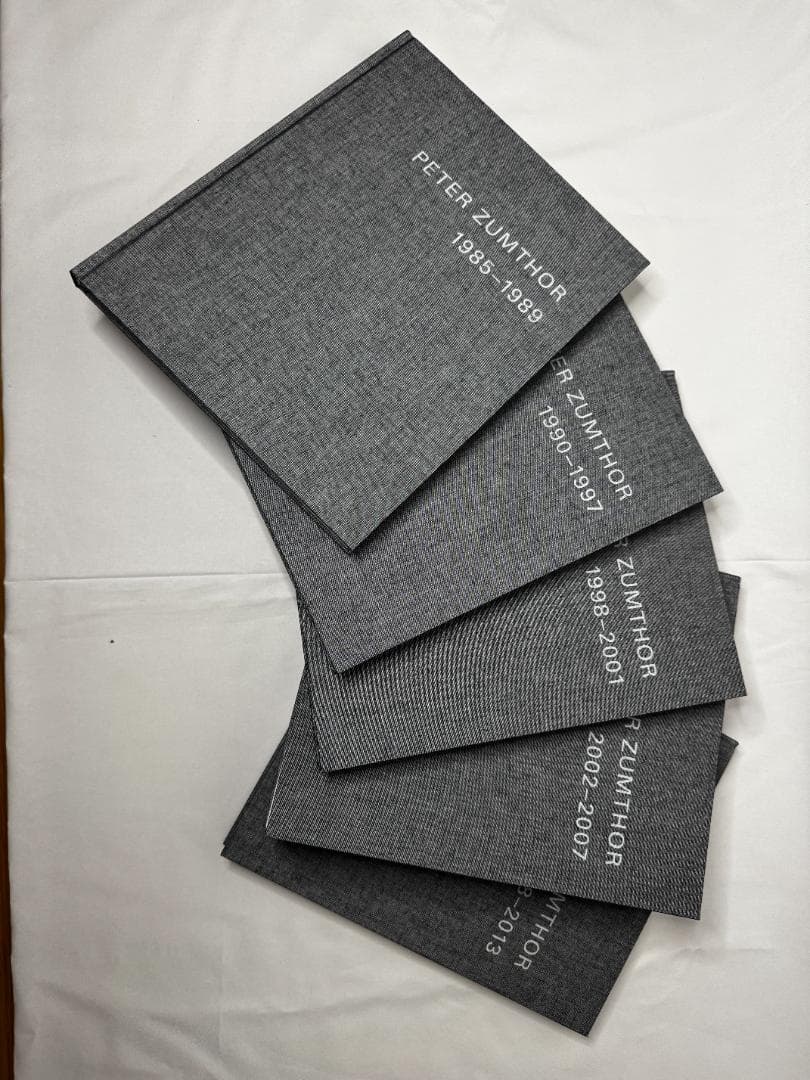 Peter Zumthor 1985-2013 作品集5冊セット