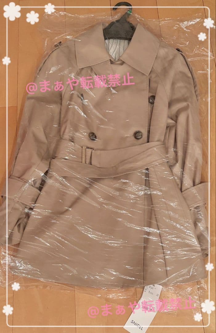 【完売品】SNIDEL ミドルトレンチコート