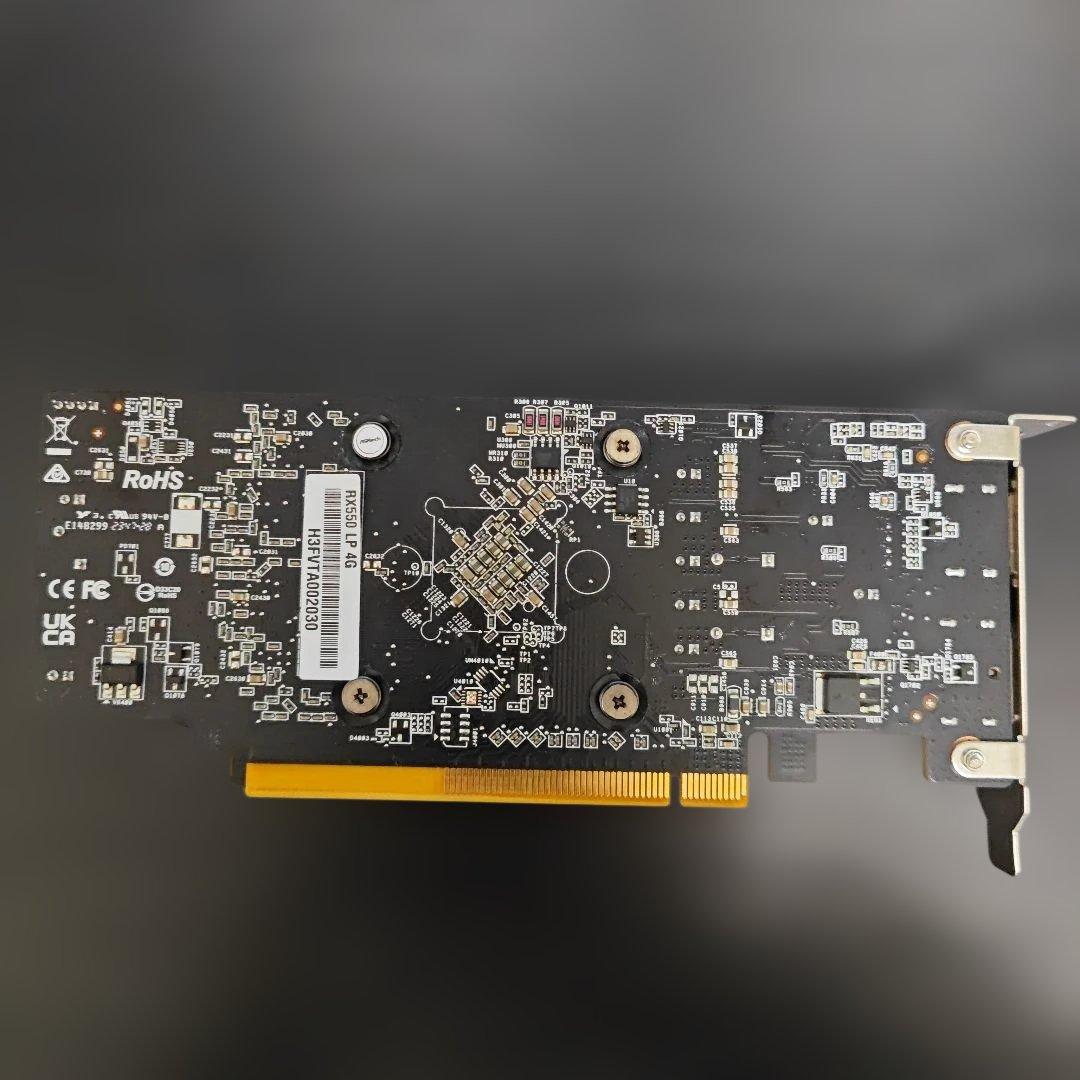 Radeon RX 550、4GB GDDR5