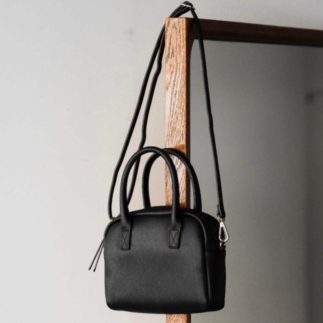 【完売品】SINSS 2way ミニボストンバッグ ブラック