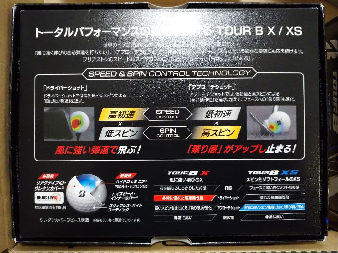 ブリヂストン TOUR B XS イエロー18個＆JGR ホワイト2個 計20個