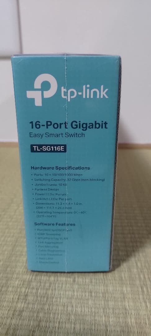 【新品】TP-LinkTL-SG116E 16PアンマネージドプロSW [D1]