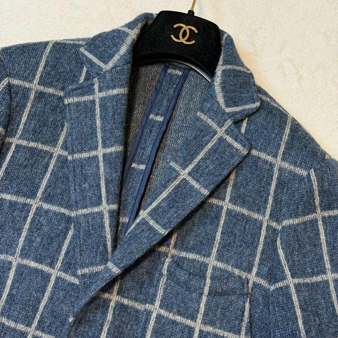 美品 Lサイズ RING JACKET テーラードジャケット チェック 日本製