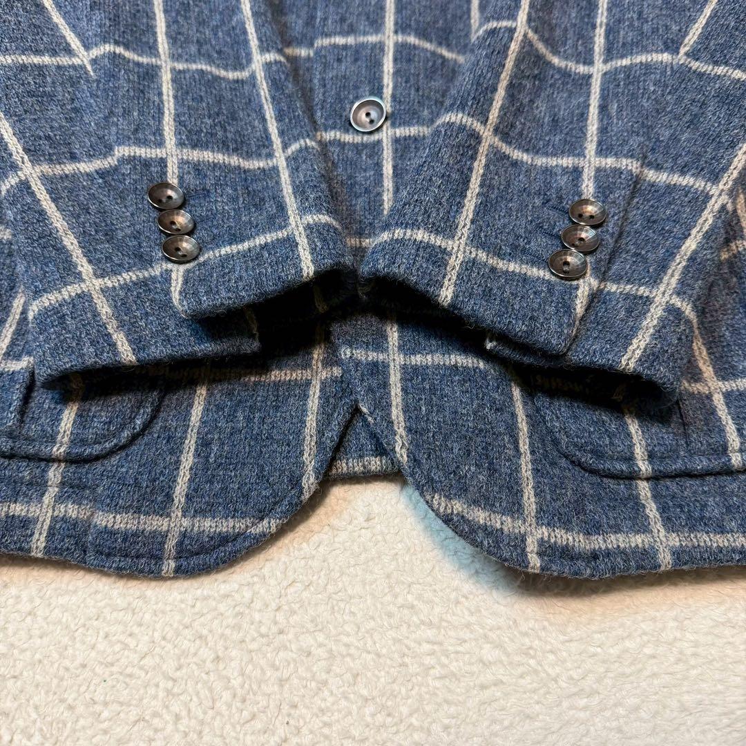 美品 Lサイズ RING JACKET テーラードジャケット チェック 日本製