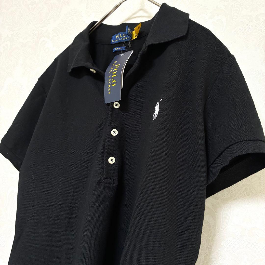 新品タグ付き ポロラルフローレン スリム フィット ストレッチ ポロシャツ