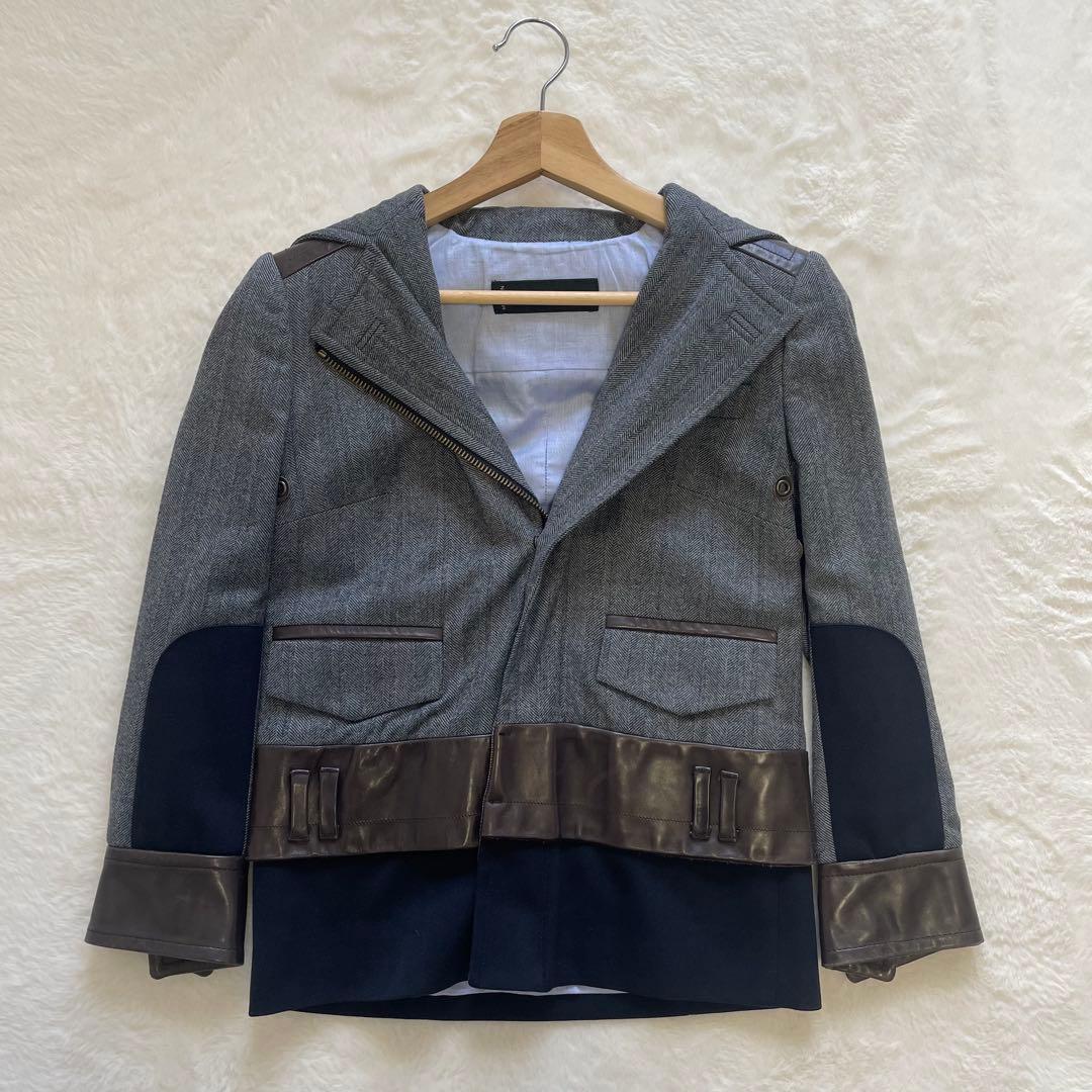 DSQUARED2 ジャンパー ブルゾン パーカー フード収納 馬革