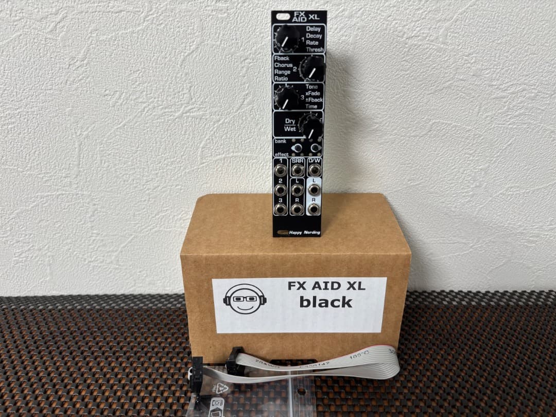 Happy Nerding FX AID XL Black ユーロラック