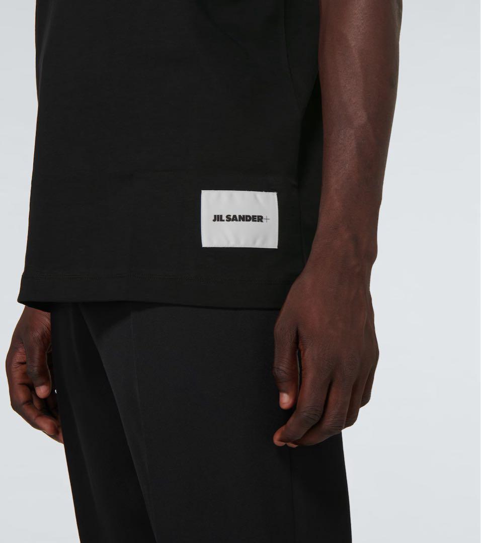 JIL SANDER+ ブラックTシャツ 3枚セット xs
