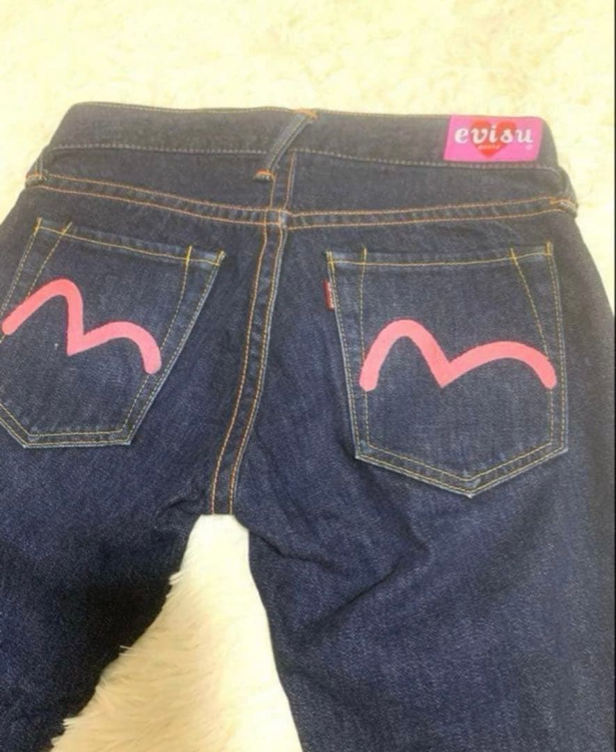 【貴重】EVISU donna ローライズパンツ S 太郎