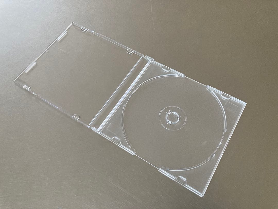 空　CD/DVDケース　5mm厚　250枚セット