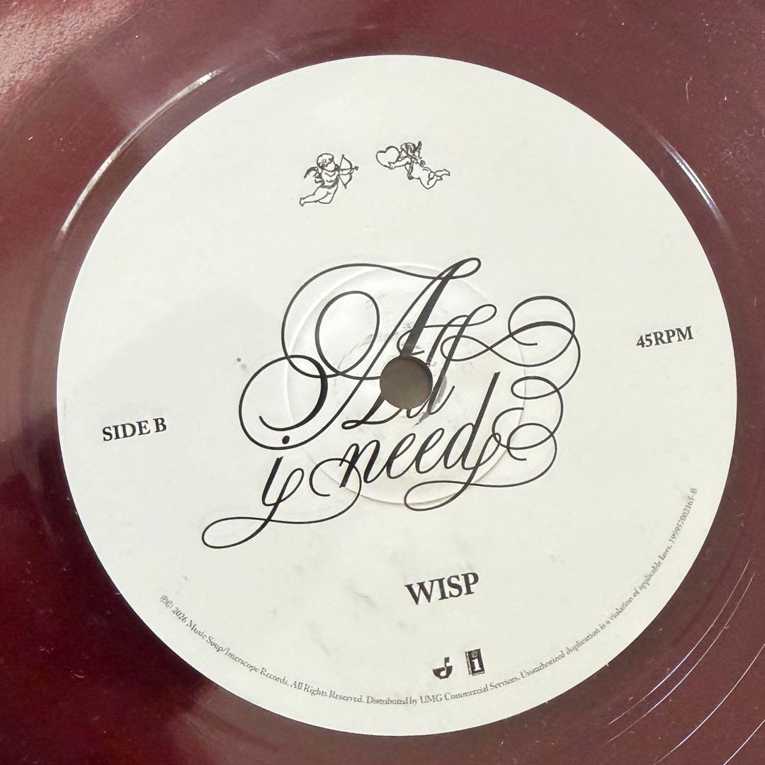 Wisp ウィスプ Single Yellow All I need レコード
